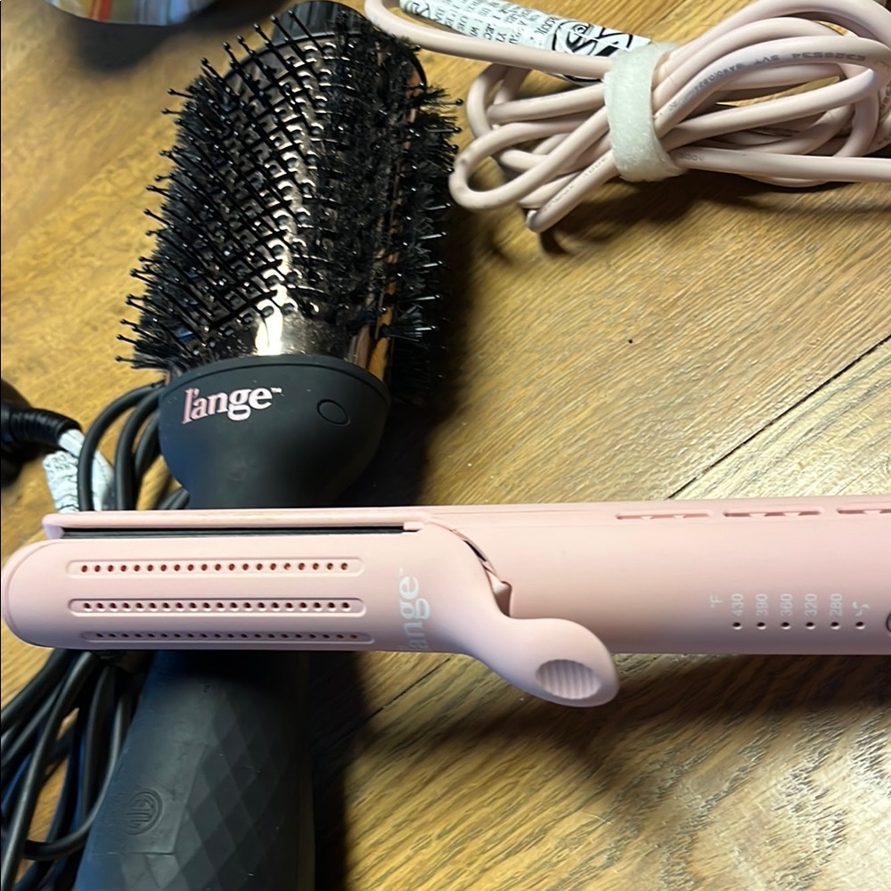 Lange Pink Hair Styling Set